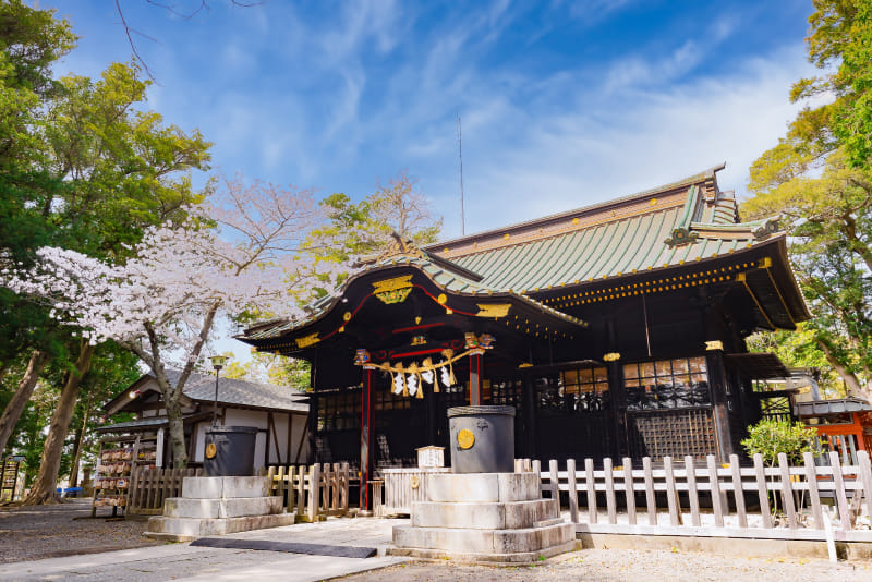 Photo of the Tamasaki Shrine