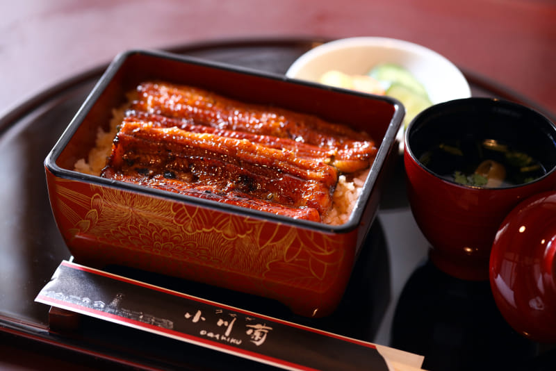 Photo of the Ogakiku<br />(Bowl of eel rice)