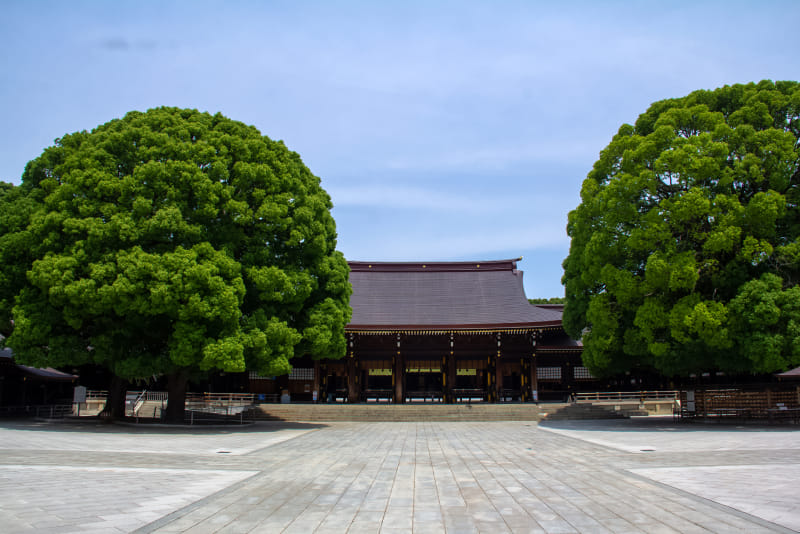 Photo of the Meiji Shrine (Meiji Jingu)