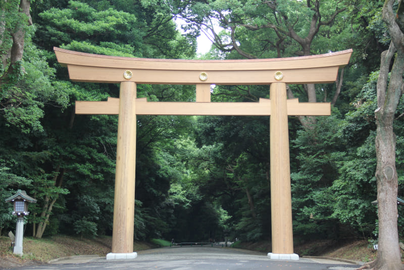 Photo of the Meiji Shrine<br />(Meiji Jingu)