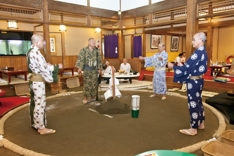 Photo of the SUMO Culture Experience<br />(Kappo Yoshiba)
