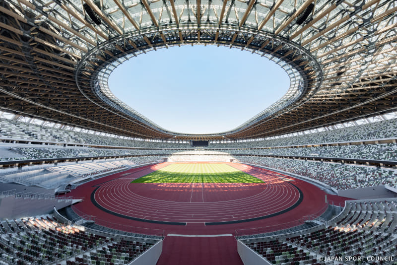 Photo of the Japan National Stadium<br />(Stadium Tour)
